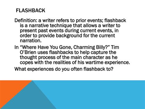 Fashback: Definition and Examples .